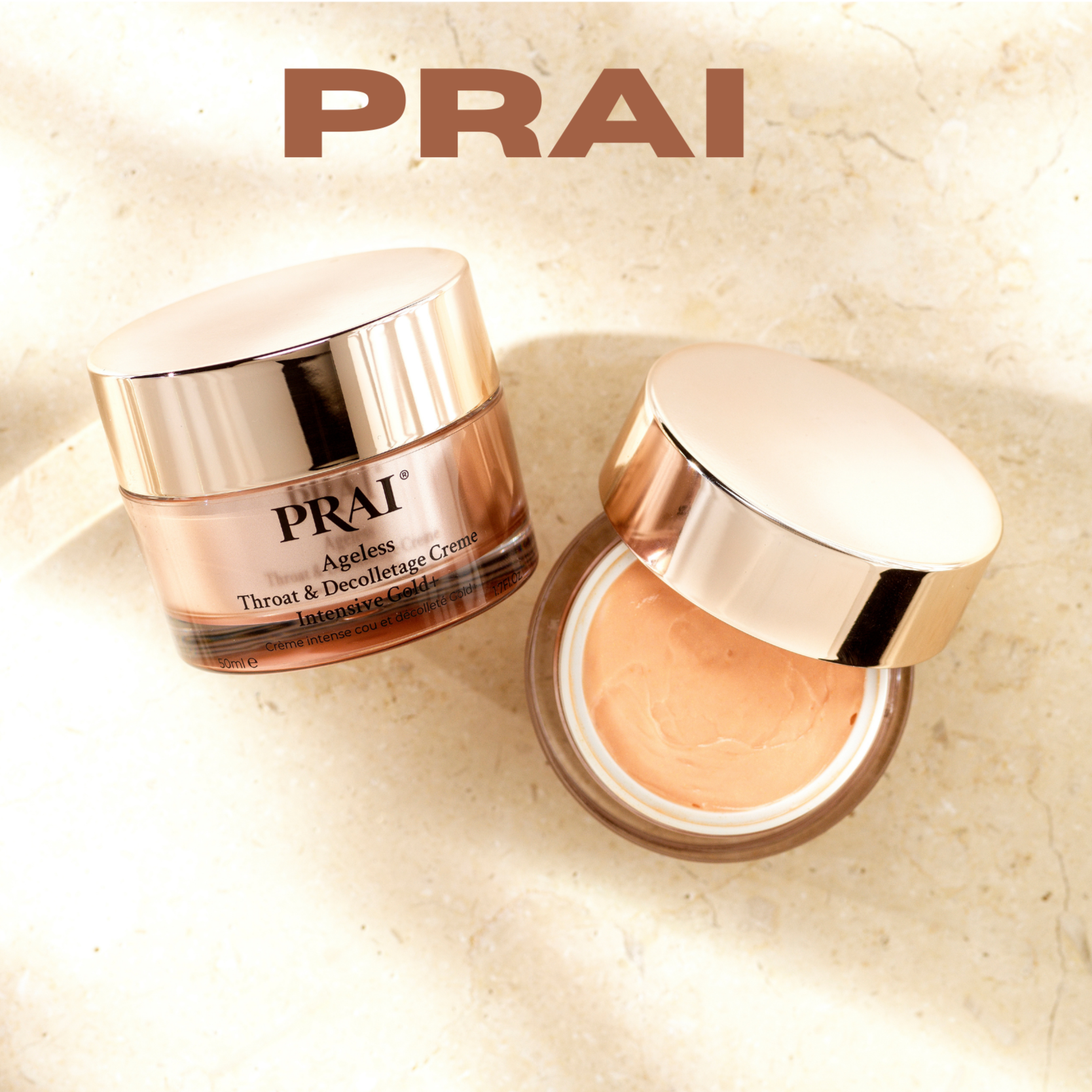 Ageless Throat & Decolletage Crème – Intensive Gold +
