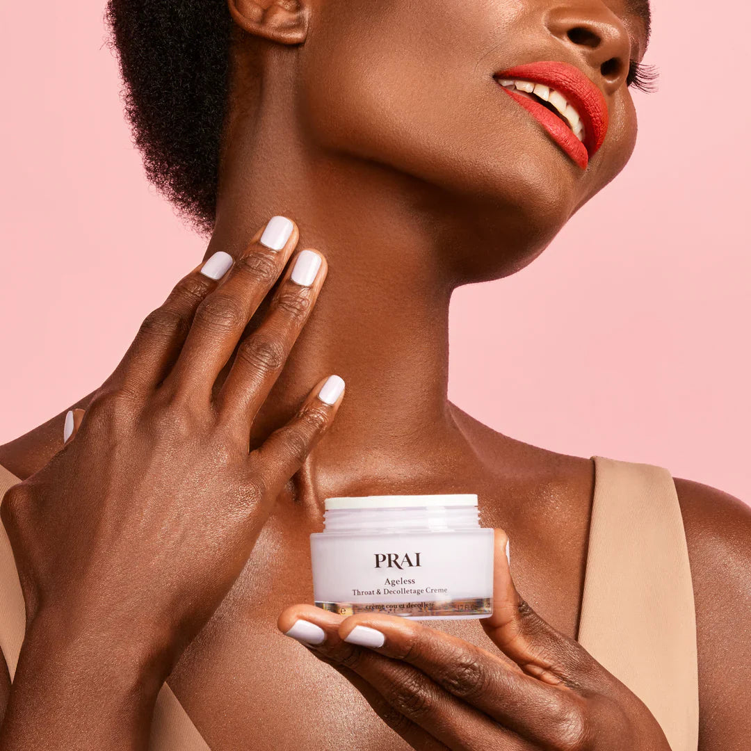 How to Apply the #1 Bestselling Ageless Throat & Décolletage Crème