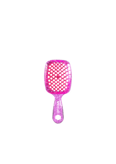 UNbrush Mini Glitter Rose Quartz
