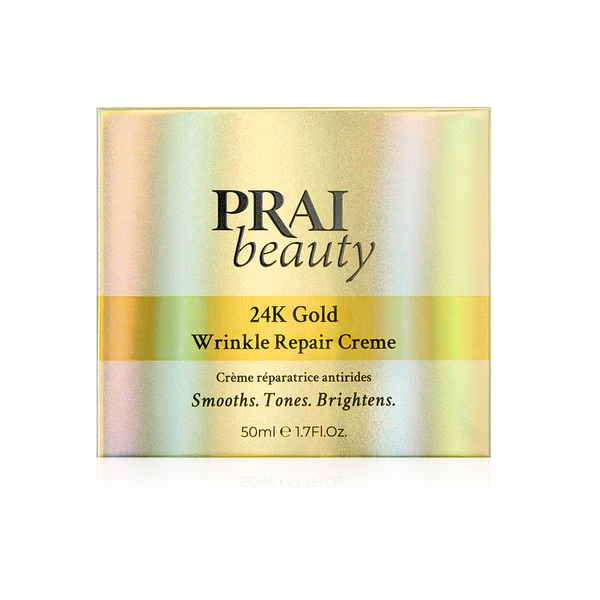 Packaging of 24K Gold Wrinkle Repair Crème