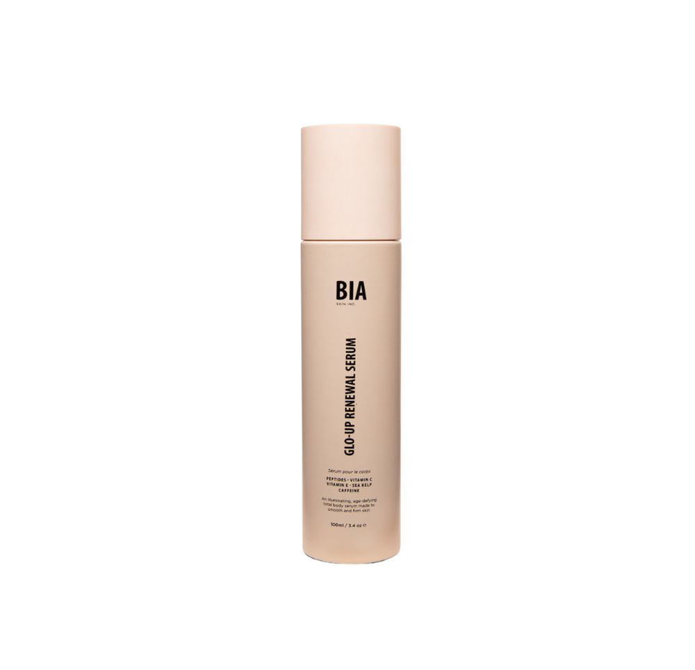 Bottle of Glo-up Renewal Serum