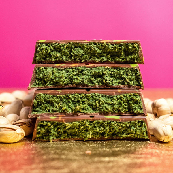 Viral Dodo Dubai Milk Chocolate Pistachio Kunafa Ultimate Chocolate Bar Experience