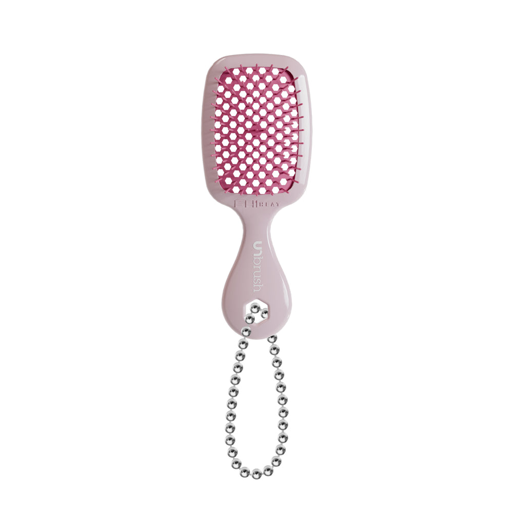 UNbrush Super Mini Keychain Pastel - Peony