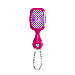 UNbrush Super Mini Keychain Neon - Pink Burst