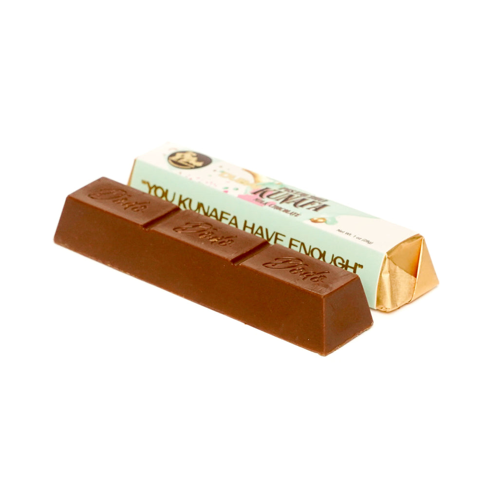 Mini Viral Dodo Dubai Milk Chocolate Pistachio Kunafa Ultimate Chocolate Bar Experience