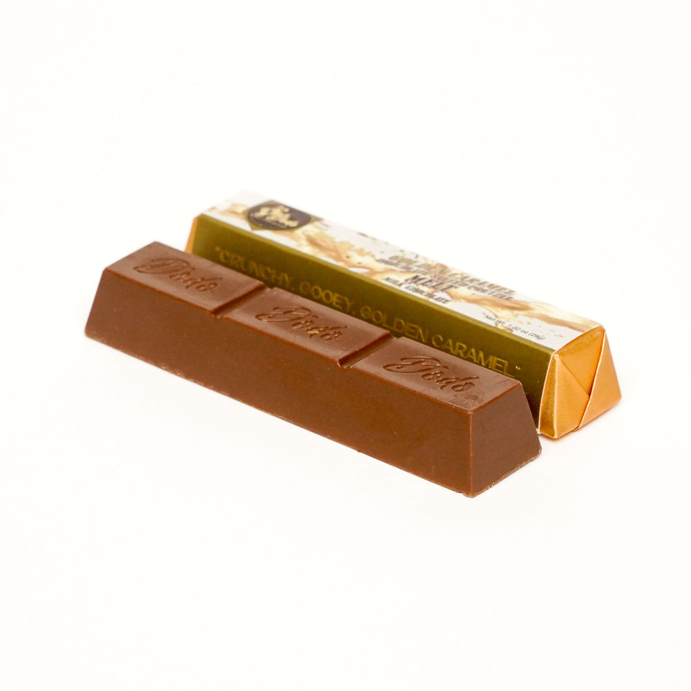 Mini Viral Dodo Dubai Golden Caramel Milk Chocolate Pretzel Melt Ultimate Chocolate Bar Experience