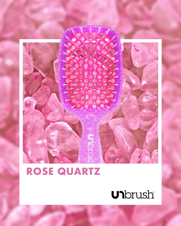 UNbrush Glitter Rose Quartz