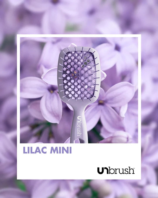 UNbrush Detangling Hair Brush Mini Pastel - Lilac