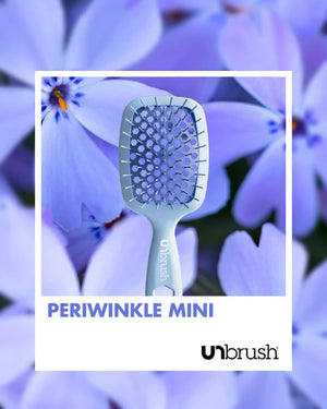 UNbrush Detangling Hair Brush Mini Pastel - Periwinkle