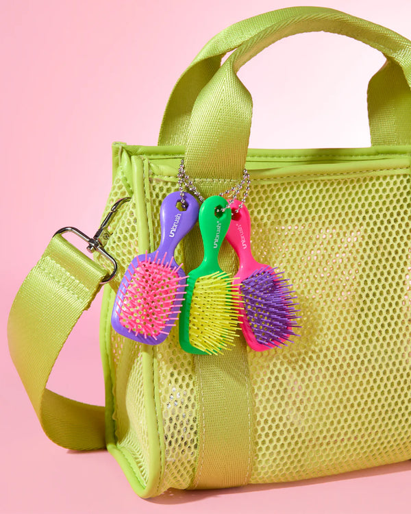 UNbrush Super Mini Keychain Neon - Electric Berry