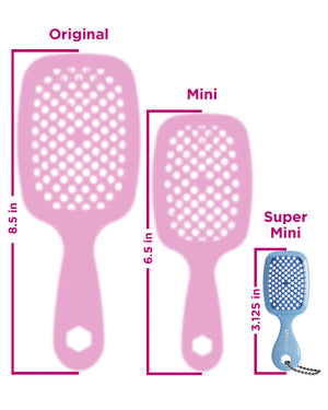 UNbrush Super Mini Keychain Neon - Electric Berry