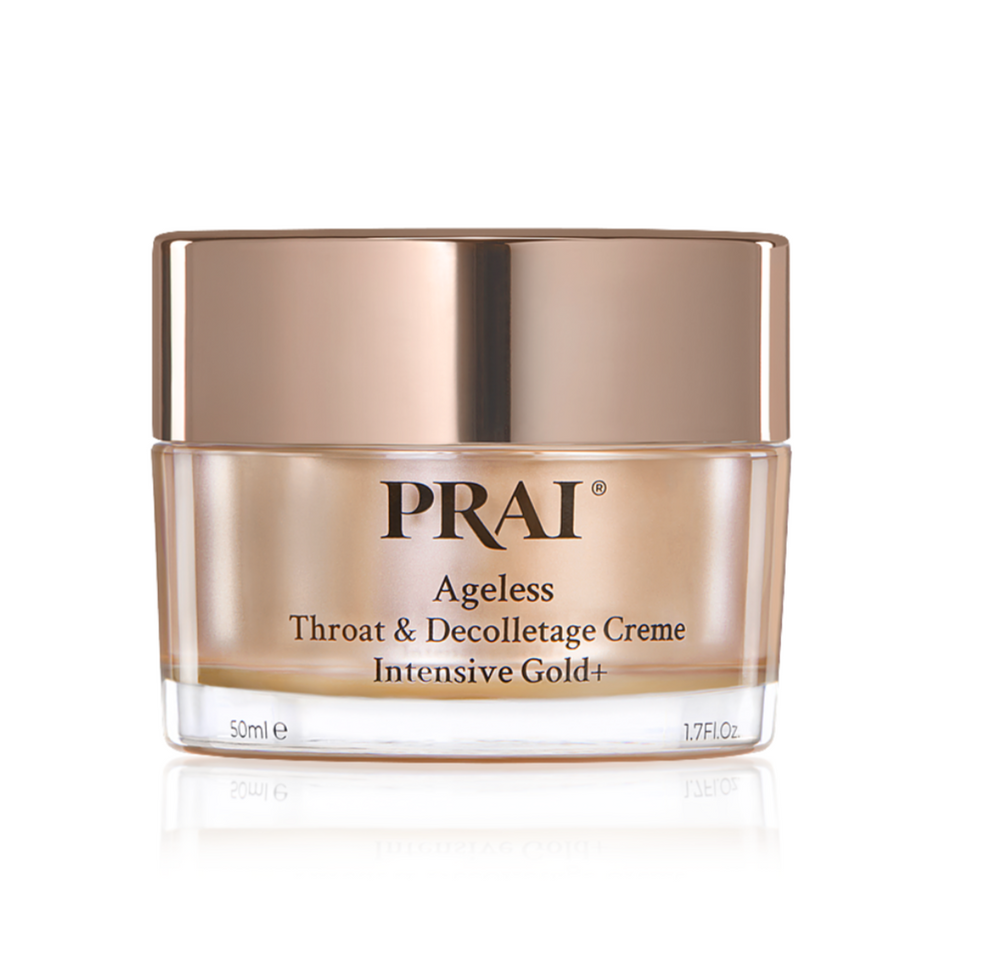 Pot of Ageless Throat & Decolletage Crème – Intensive Gold +