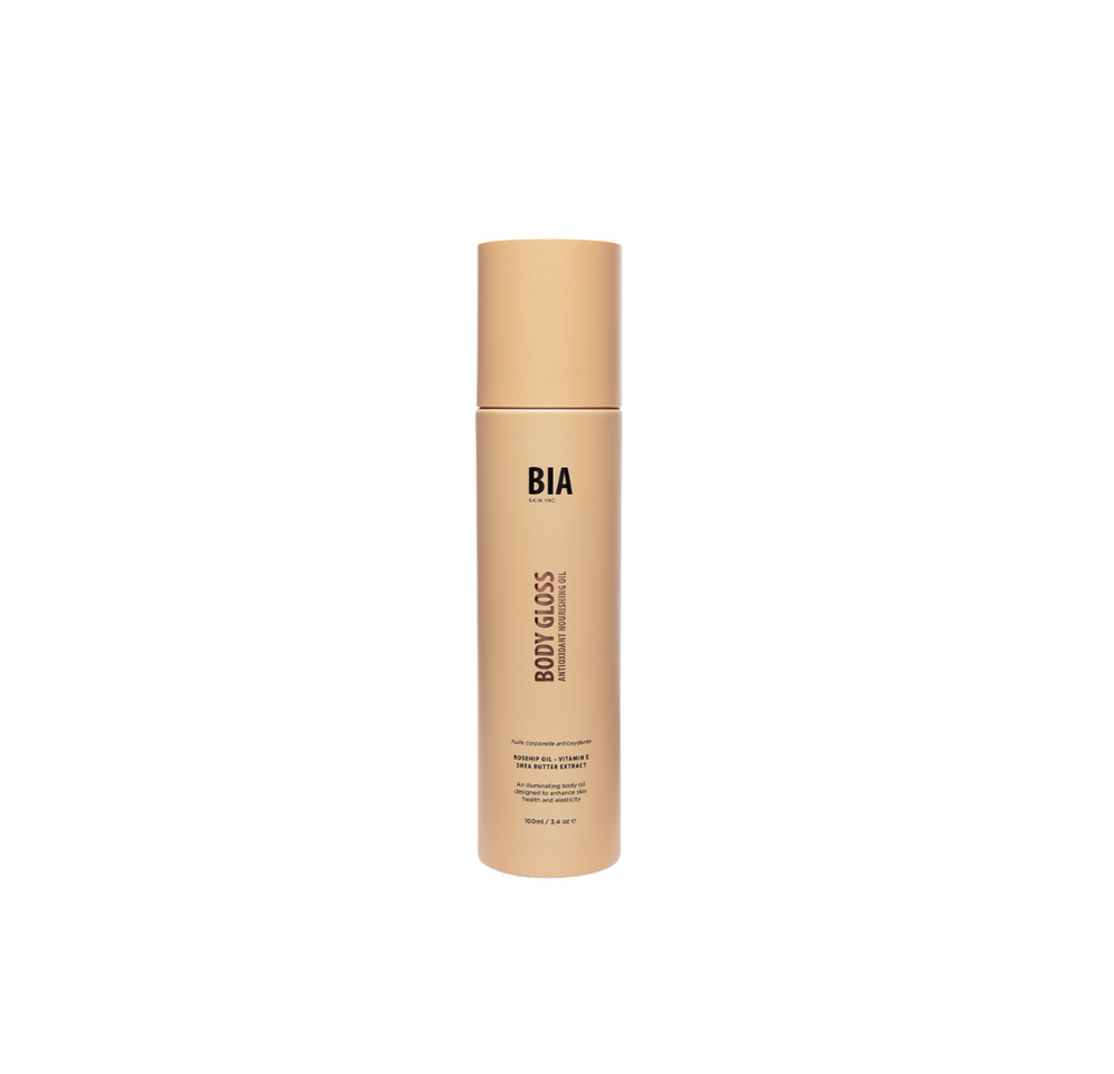 Bottle of Body Gloss Nourishing Oil